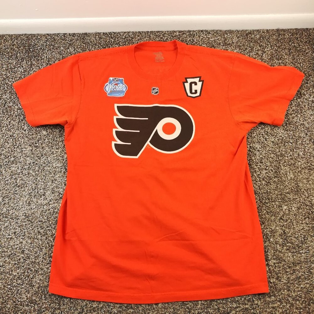 Philadelphia Flyers Chris Pronger Shirt Jersey Winter Classic Reebok Mens XL